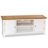 vidaXL TV-b&auml;nk 120x35x48 cm massiv ek