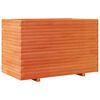 vidaXL Odlingsl&aring;da vaxbrun 110x60x72 cm massiv furu