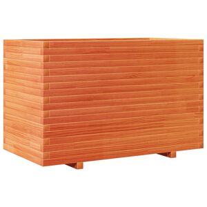 vidaXL Odlingsl&aring;da vaxbrun 110x60x72 cm massiv furu