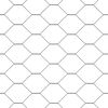 vidaXL Hexagonst&auml;ngsel Gr&aring; 0,6 x 50 m PVC