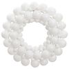 vidaXL Julkrans vit 45 cm polystyren