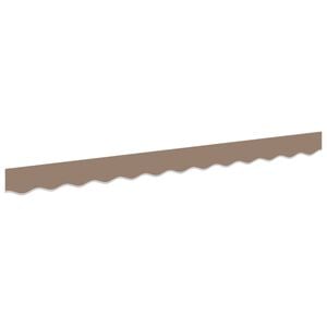 vidaXL Markiskappa Ers&auml;ttning Taupe 329 x 20 cm Polyester