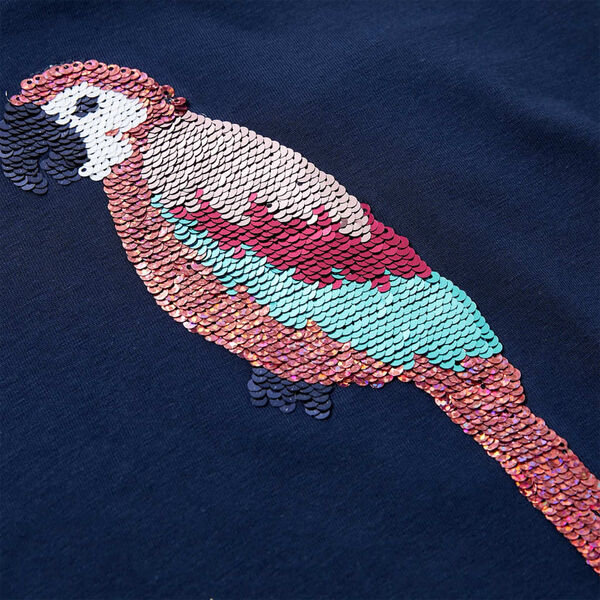 T-shirt f&ouml;r barn marinbl&aring; 140