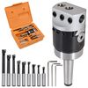 vidaXL Borrverktygssats 15 delar 50 mm borrchuck F1-12 MT2-M10