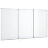 vidaXL Magnetisk whiteboard hopf&auml;llbar 120x100x1,7 cm aluminium