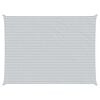 vidaXL Solskugge segel Ljusgr&aring; och vit. 8 x 6 m 100% polyester oxford