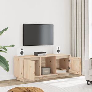 vidaXL Tv-b&auml;nk 110,5x35x44 cm massiv furu