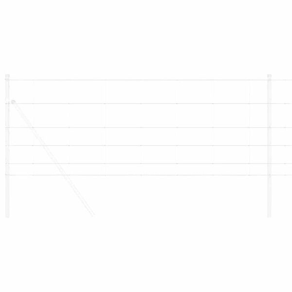 vidaXL St&auml;ngsel f&ouml;r &aring;ker / &auml;ng Silver 100 x 0,8 m Galvaniserat st&aring;l