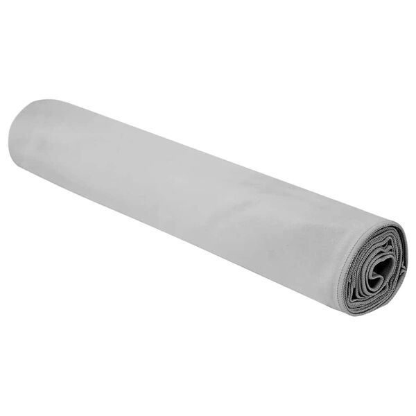 vidaXL Sporthanddukar 2 pcs Gr&aring; 200 x 100 cm Polyester och polyamid