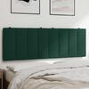 vidaXL Headboard Cushion "Hanko" Dark Green 140 cm Velvet