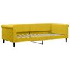 vidaXL Dagb&auml;dd gul 90x200 cm sammet