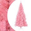 vidaXL Plastgran med fot rosa 180 cm PVC
