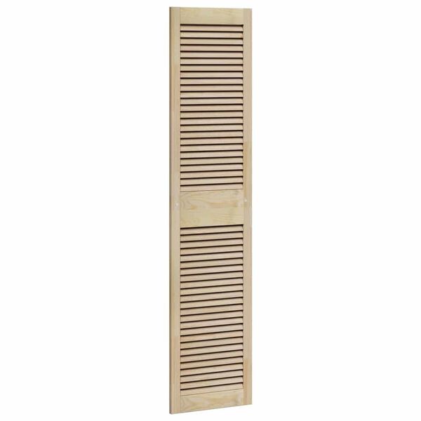 vidaXL Sk&aring;pd&ouml;rr 2 pcs Naturf&auml;rg 170 x 2,1 x 39,5 cm Massiv furu