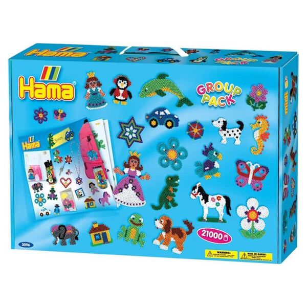 Hama Pärlset med strykpärlor Group Pack 3096 21 000 delar