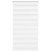 vidaXL Rullgardin zebra vit 85x150 cm tyg bredd 80,9 cm polyester