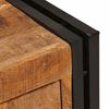 vidaXL Sideboard med l&aring;da Brun 66 x 33 x 70 cm Massivt mangotr&auml;