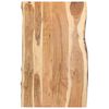vidaXL Bordsskiva massivt akaciatr&auml; 100x(50-60)x3,8 cm