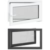 vidaXL Tilt & Turn K&auml;llarf&ouml;nster RISOR 100 x 60 cm PVC och glas