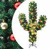 vidaXL Julkaktus med fot LED gr&ouml;n 180 cm PVC