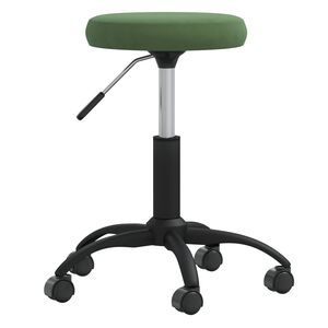 vidaXL Matstol m&ouml;rkgr&ouml;n sammet