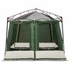 vidaXL Innertält med tak med lagring Grön 291 x 291 x 240 cm taffeta