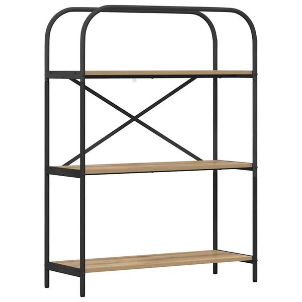 vidaXL Hyllsystem Artisan Ek 80 x 30 x 109 cm Konstruerat tr&auml;