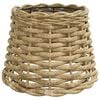 vidaXL Taklampsk&auml;rm brun &Oslash;20x15 cm korgmaterial