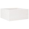 vidaXL Odlingsl&aring;da vit 100x100x46 cm massiv furu