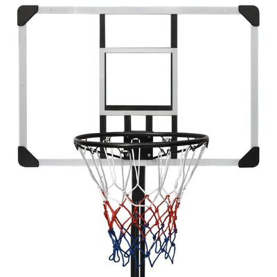 vidaXL Basketkorg transparent 235-305 cm polykarbonat