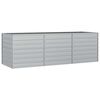 vidaXL Odlingsl&aring;da upph&ouml;jd galvaniserat st&aring;l 240x80x77 cm silver