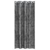 vidaXL Sammetsgardiner med gardiner 2 pcs Grå 225 x 140 cm Sammet