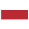 vidaXL Infällbar sidomarkis 180x500 cm röd