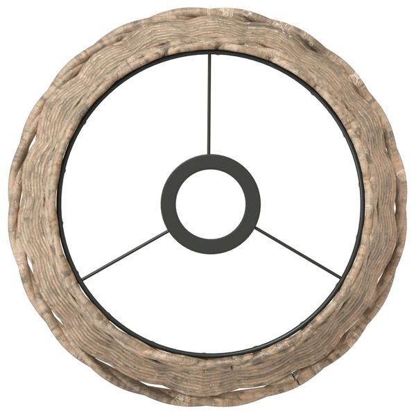 vidaXL Taklampsk&auml;rm brun &Oslash;25x17 cm korgmaterial