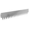 vidaXL Kant f&ouml;r gr&auml;smatta 30 pcs 103 x 20 cm metall Silver
