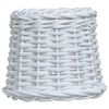 vidaXL Lampsk&auml;rm korg 25x17 cm vit