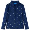 T-shirt f&ouml;r barn marinbl&aring; 116