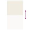 vidaXL Rullgardin m&ouml;rkl&auml;ggning naturvit 125x210 cm tyg bredd 121,6 cm