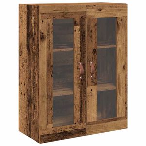 vidaXL V&auml;ggsk&aring;p Gammalt tr&auml; 69,5 x 34 x 90 cm Konstruerat tr&auml;