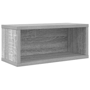vidaXL CD-lagringsst&auml;ll Gr&aring; Sonoma 40 x 17 x 17 cm Konstruerat tr&auml;