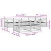 vidaXL Utomhussoffset 7 pcs Naturf&auml;rg Massivt Akaciatr&auml;