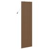vidaXL Rullgardin med gardiner Brun 60 x 220 cm Bambu