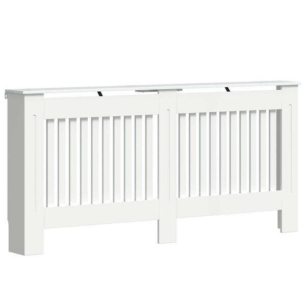 vidaXL Radiatorlock H&ouml;gblanka vita 172 x 19 x 81,5 cm Konstruerat tr&auml;