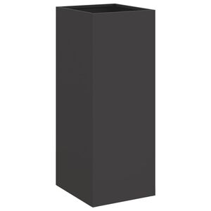 vidaXL Odlingsl&aring;da svart 32x29x75 cm kallvalsat st&aring;l