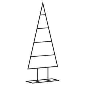 vidaXL Julgran i metall svart 60 cm