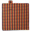vidaXL Picknickfilt vikbar flerf&auml;rgad pl&auml;d 200x200 cm sammet