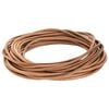 vidaXL L&auml;der Sn&ouml;re 1 Brun &Oslash;4 mm x 5 m Skinn