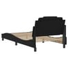 vidaXL Bed Frame "Viana" with LED without Mattress Black 100x203 cm