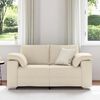 vidaXL Soffa Beige 160 x 77 x 82 cm Linnenblandad tyg