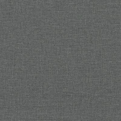 vidaXL Soffa 3-sits mörkgrå tyg
