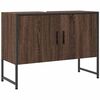 vidaXL Tv&auml;ttst&auml;llssk&aring;p brun ek 80x33x60 cm konstruerat tr&auml;